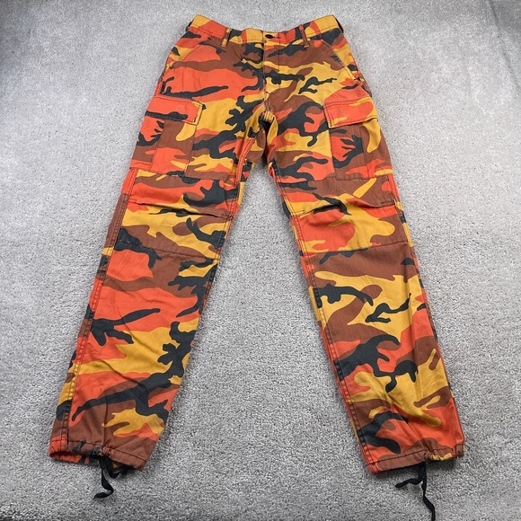 Rothco Other - Rothco Military Pants Mens Small Regular Orange Woodland Camo Cargo BDU Tactical